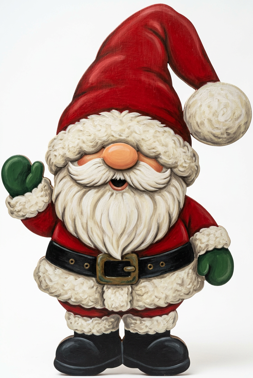 Santa Gnome Template (Digital Download)