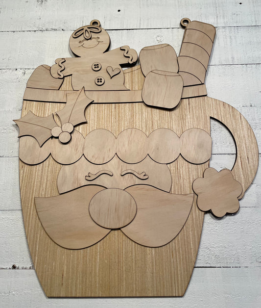 Santa Mug Doorhanger