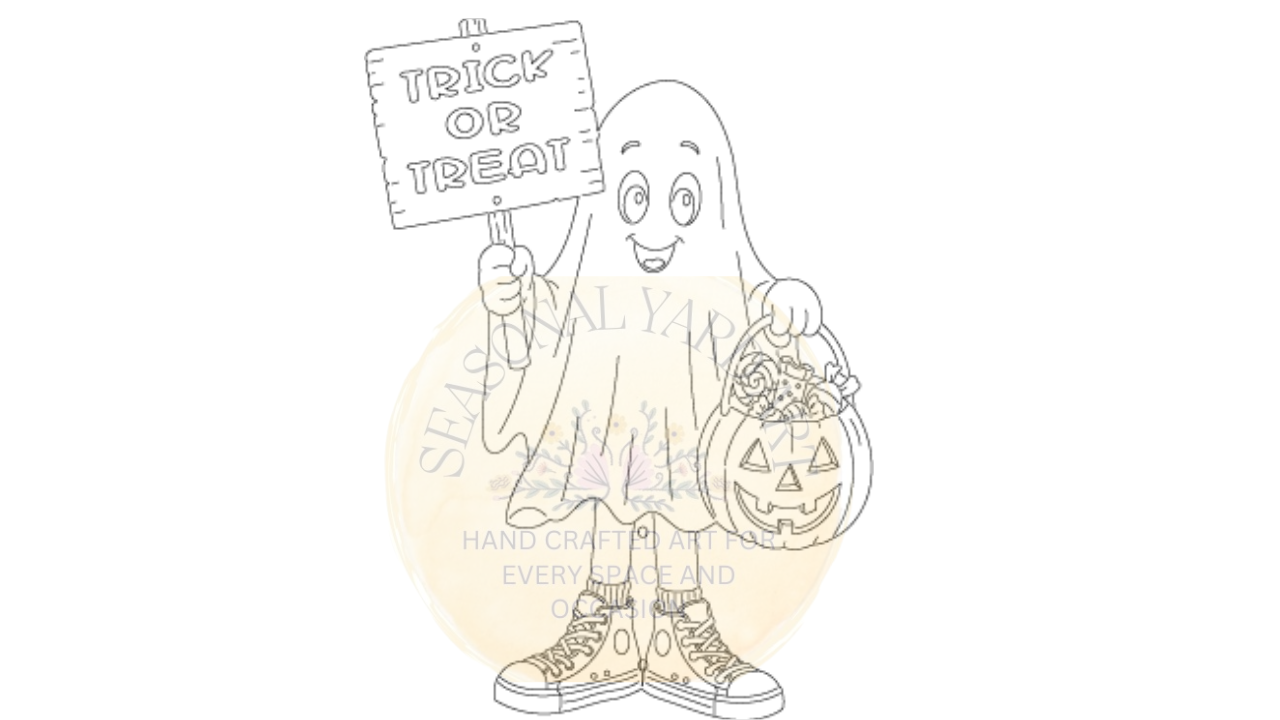 Trick or Treat Ghost (Digital File Only)