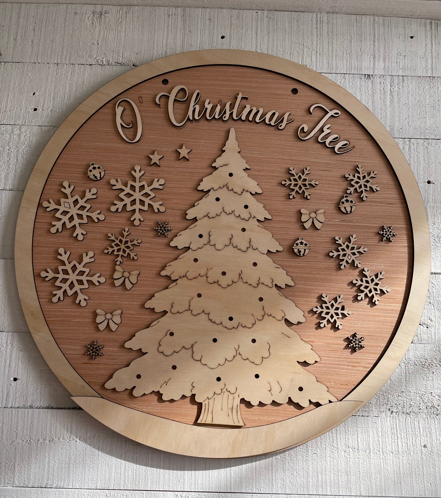 Christmas in July Event - Bundle Pack - Christmas Truck, Christmas Tree Doorhanger and Shelf Sitter - DIY Blanks (you paint them)