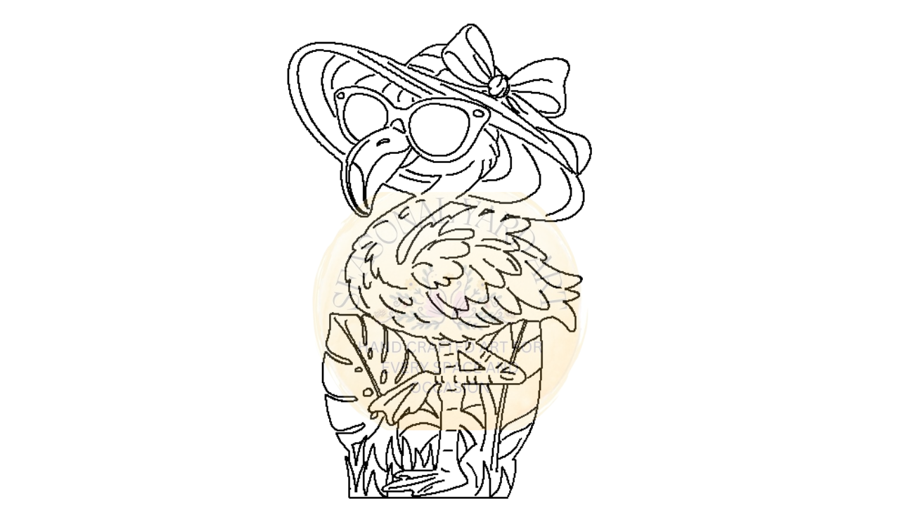 Flamingo Flo - Digital File