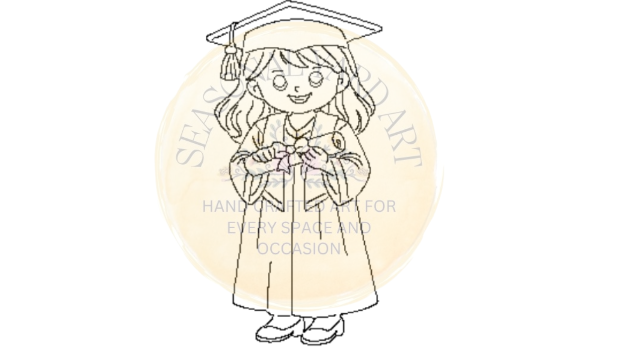 Graduation Girl - Digital File