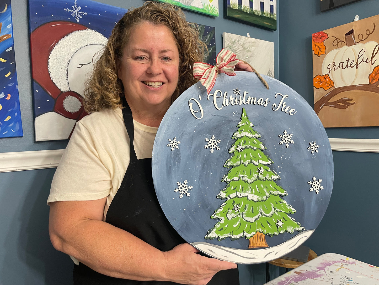 O'Christmas Tree Door Hanger KIT- Without Lights  (DIY - you paint it)
