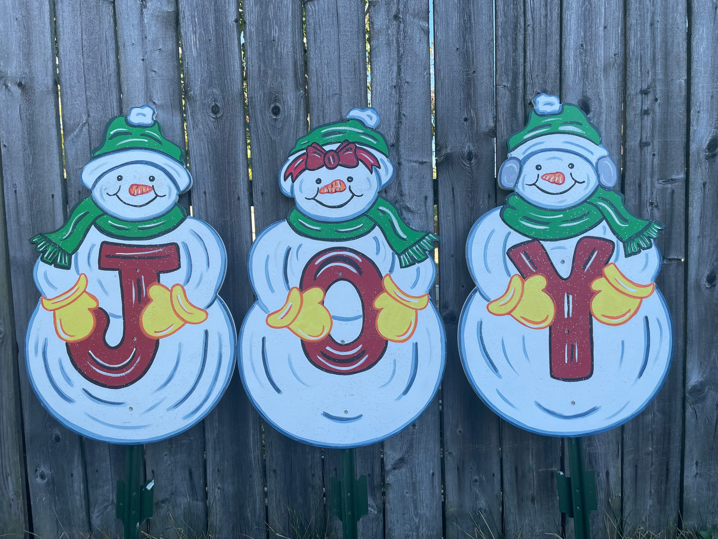 Joy Snowman Trio