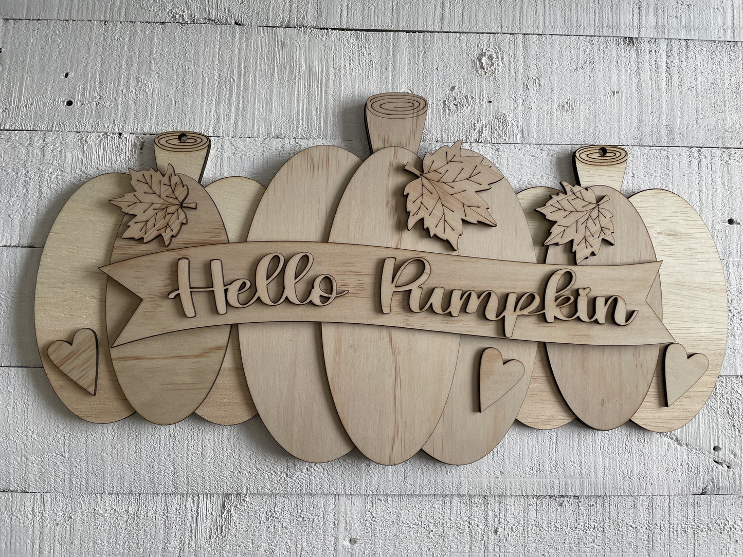 Muli-Pumpkin Doorhanger DIY Kit