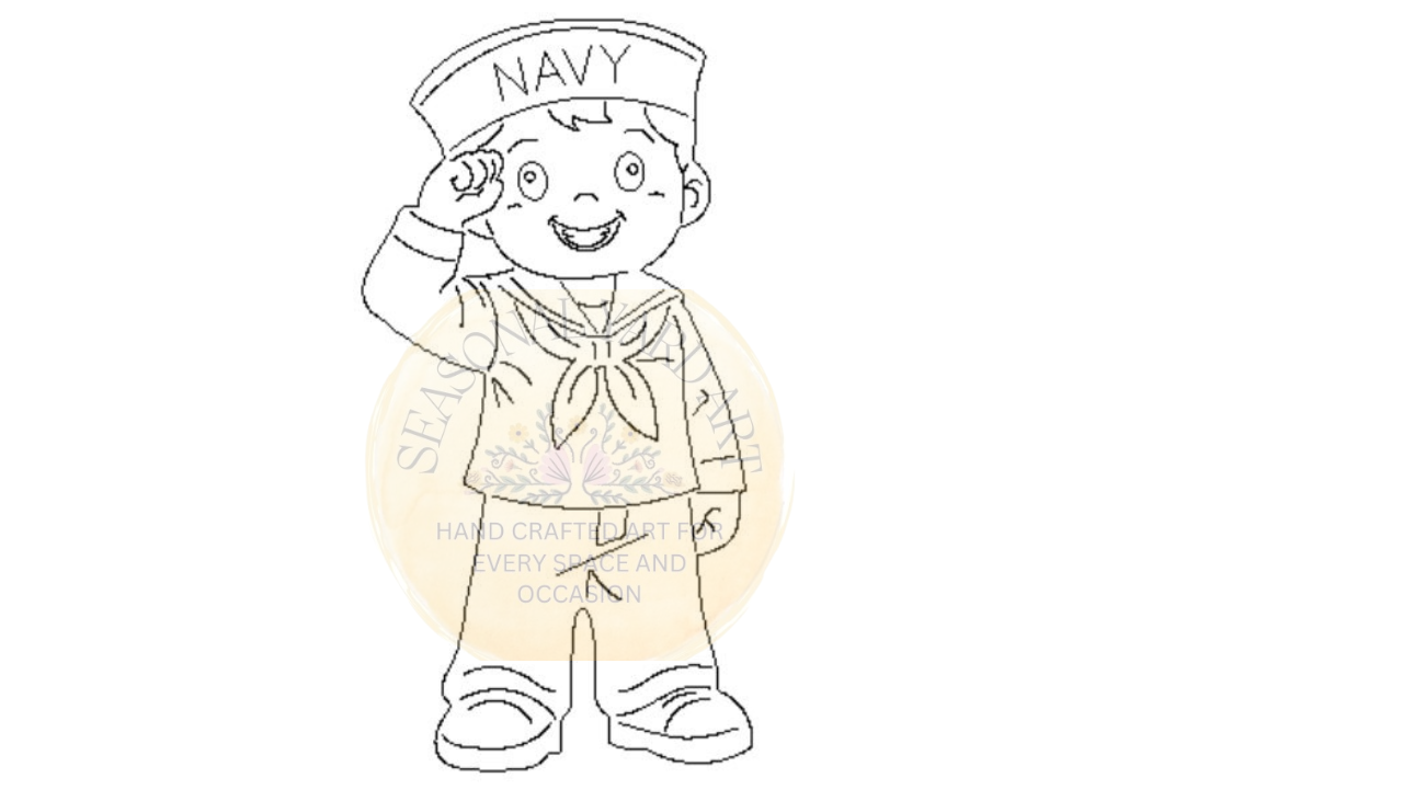 Navy Boy - Digital File Only