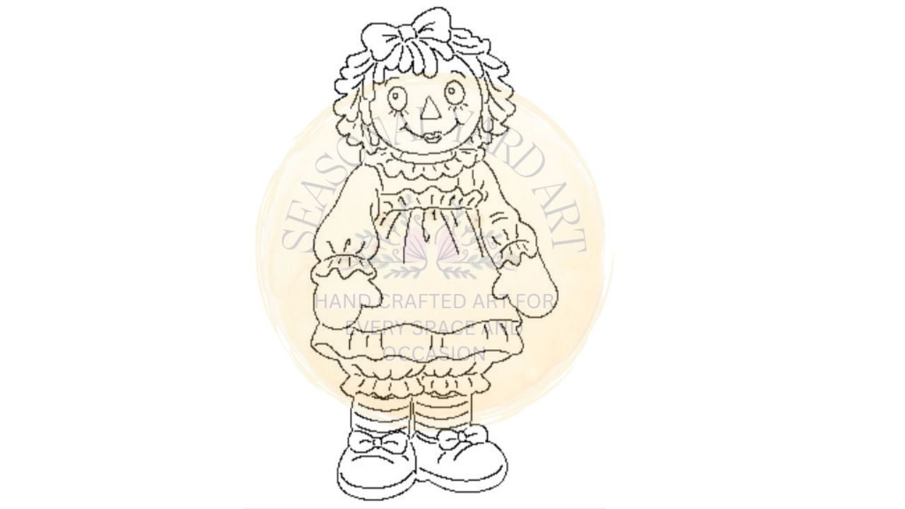 Rag Doll Girl - Digital File Only