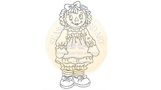 Rag Doll Girl - Digital File Only
