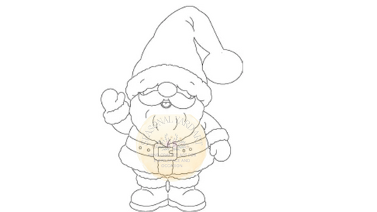 Santa Gnome Template (Digital Download)