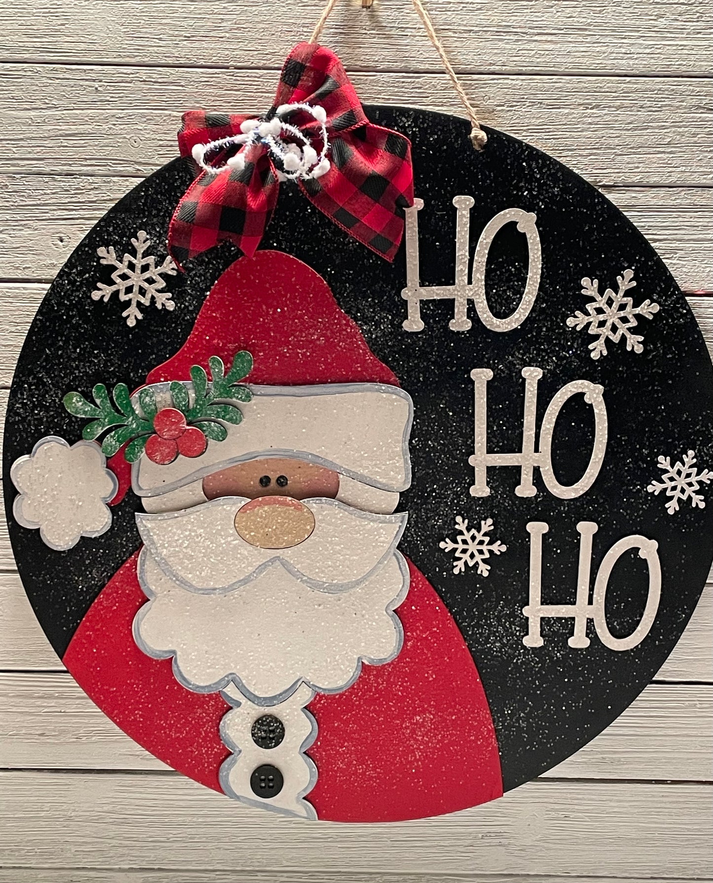 Santa Ho Ho Ho Door Hanger