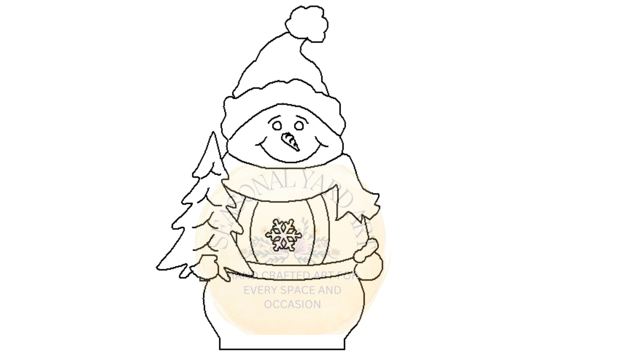 Snowman Dan- Digital File Only