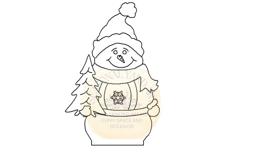 Snowman Dan- Digital File Only