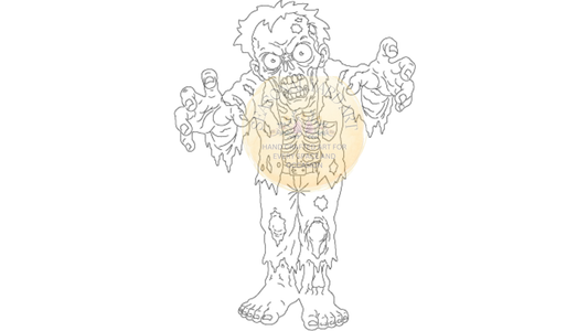 Scary Zombie (DIY - Digital file only)