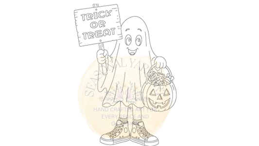 Trick or Treat Ghost (Digital File Only)